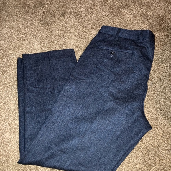 Men’s Navy Hart Schaffner Marx 38x30 Navy Trouser Pants - Picture 5 of 5